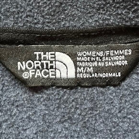 North Face 200 Tundra Denali Fleece Jacket Women’s Medium Blue Floral Camo - Picture 8 of 14